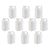 10x 5L White HDPE Plastic Bottles + Tamper Tel Caps - Dangerous Goods Jerry Can