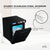 5L Black Electric Hand Towel Warmer Mini UV Steriliser Cabinet Hot Heater Sanitiser