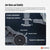 Adjustable Appliance Base Stand - Lock Wheel Trolley For Washing Machine Fridge