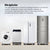 Adjustable Appliance Base Stand - Lock Wheel Trolley For Washing Machine Fridge