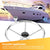 13.5" Boat Stainless Steel Steering Wheel - 5 Spoke with Knob For 3/4" Shaft