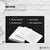 Tooleroo 20x 100 Sheet Pack A4 Thermal Printer Paper White - BPA Free Bulk