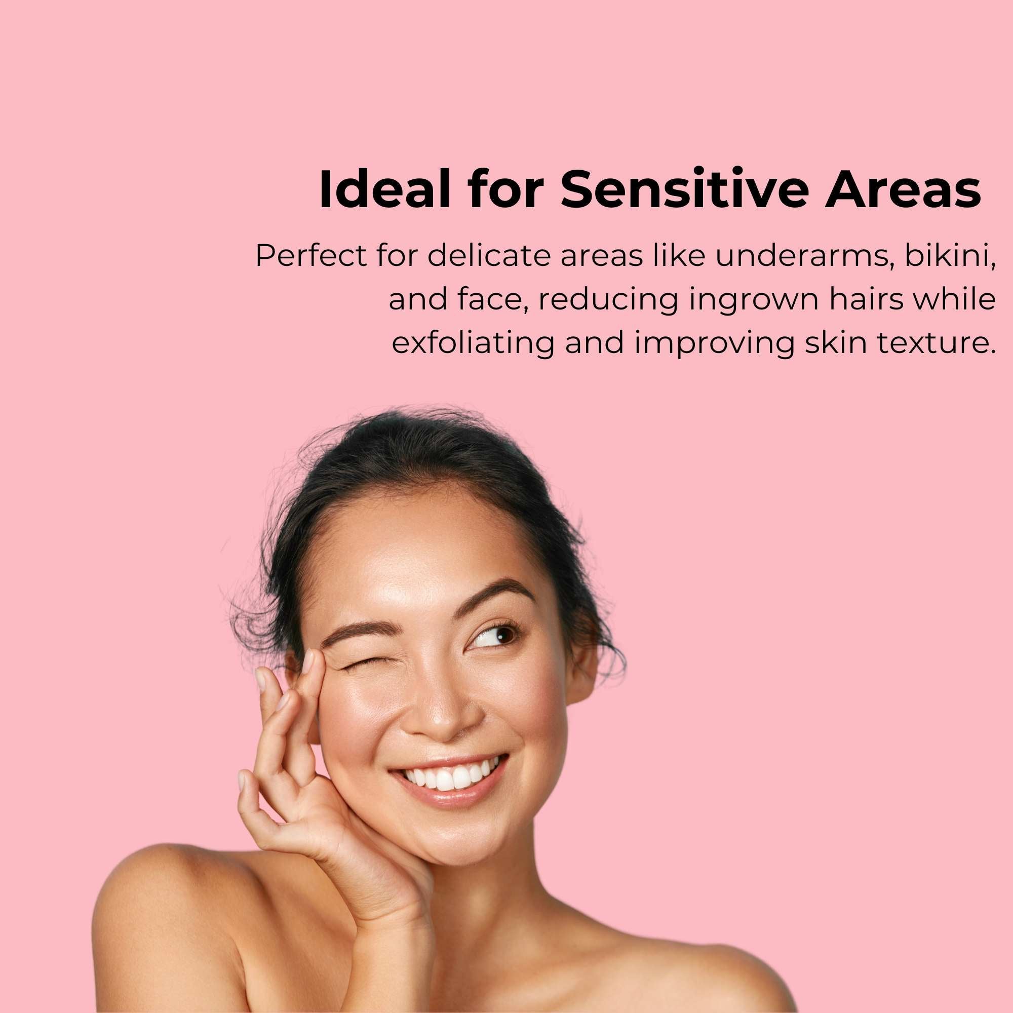 150g Sugaring Wax with Lemon with Reusable Strips - Home Hair Removal Kit