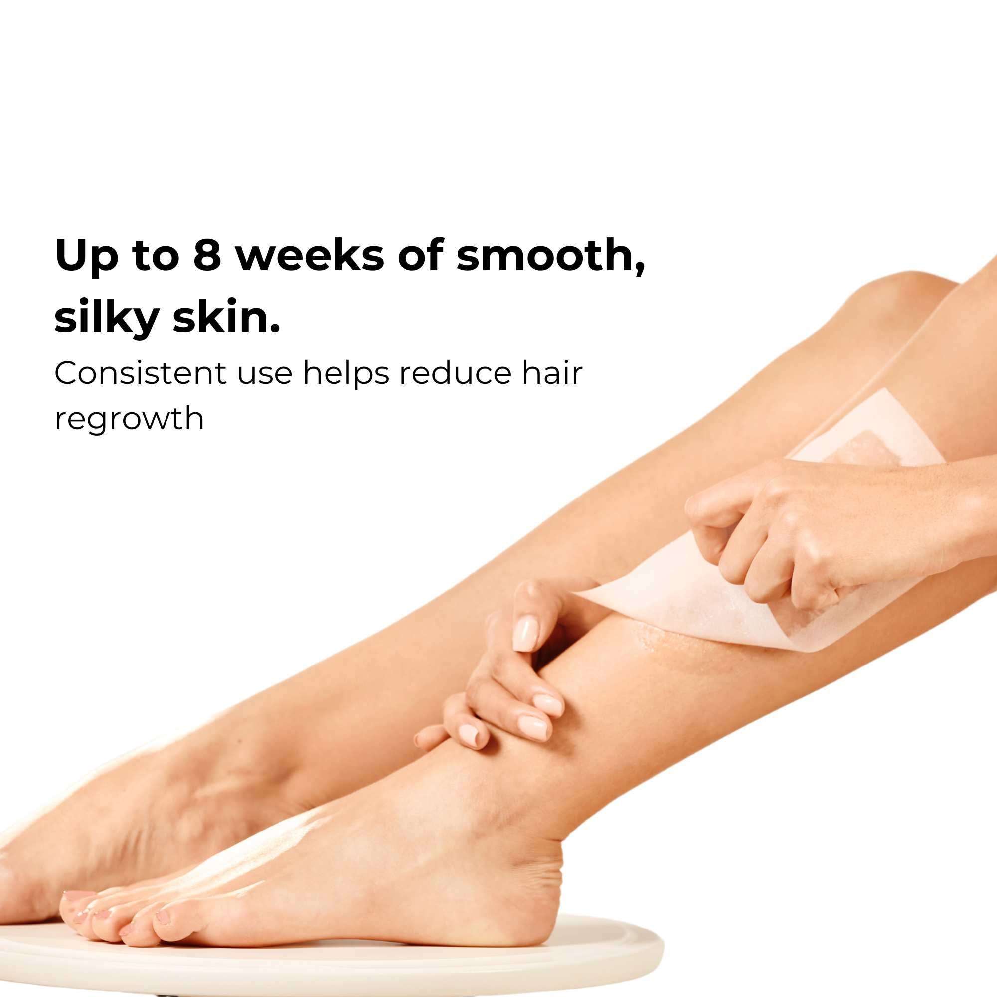 150g Sugaring Wax with Lemon with Reusable Strips - Home Hair Removal Kit