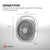 3-Speed USB 20cm Desktop Fan – Quiet Portable Lightweight Rechargeable Cooler