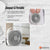 3-Speed USB 20cm Desktop Fan – Quiet Portable Lightweight Rechargeable Cooler
