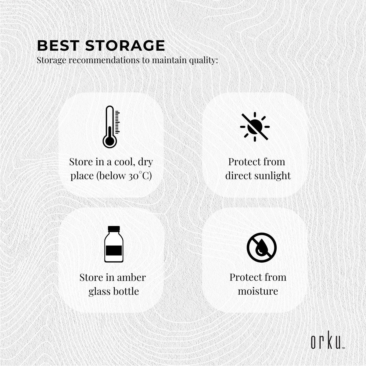 Orku 500ml Organic Castor Oil and 500ml Organic Jojoba Oil Pack