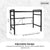 Kitchee Microwave Single Shelf - Expanding Storage Rack Kitchen Organiser Stand