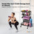 Social Hike Gym Equipment Storage Rack on Wheels - Dumbbells Weights Organiser