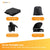 Social Hike Portable Folding Camping Toilet - Outdoor Lightweight Compact Potty