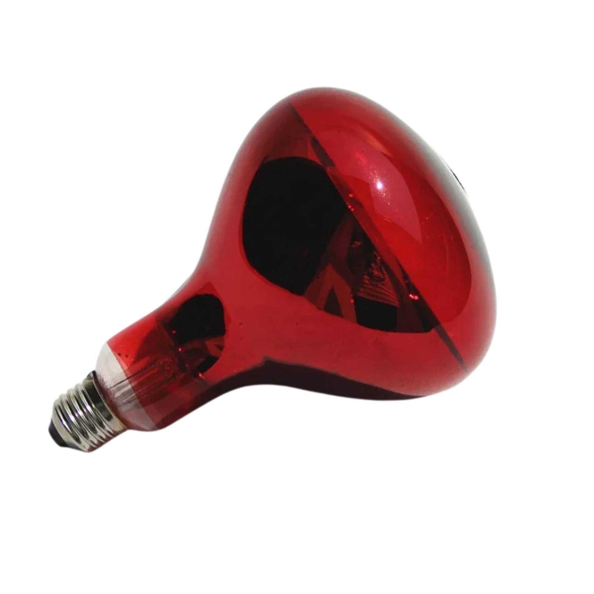 Tooleroo 275W Infrared Heat Lamp Bulb - Red Edison Screw Therapy Light YC-868B