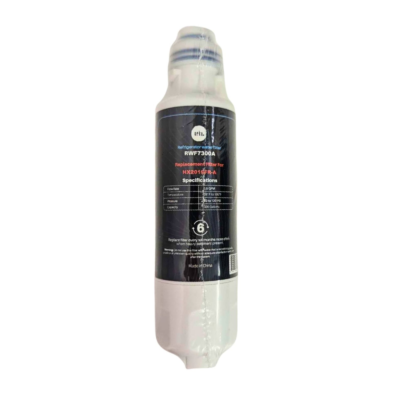 Orku Fridge Water Filter Cartridge Replacement for RWF7300A Samsung Refrigerator