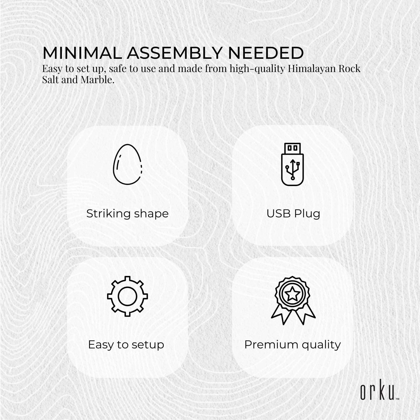 USB Colour Changing Egg Shape Himalayan Pink Salt Lamp Color Change LED Light