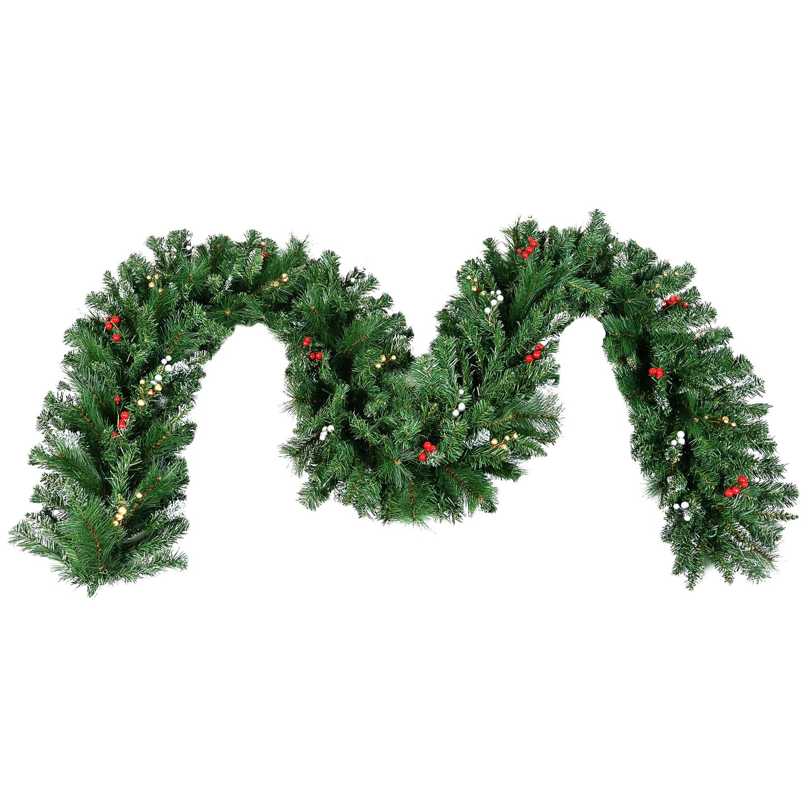 Christabelle 305cm Extra Long Christmas Garland with Berries