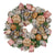 Christabelle 56cm Christmas Wreath Lush Green Holiday Door Wreath w/Jewelled Baubles, Foliage, Flowers, Pine Cones, Ribb