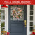 Christabelle 56cm Christmas Wreath Lush Green Holiday Door Wreath w/Jewelled Baubles, Foliage, Flowers, Pine Cones, Ribb