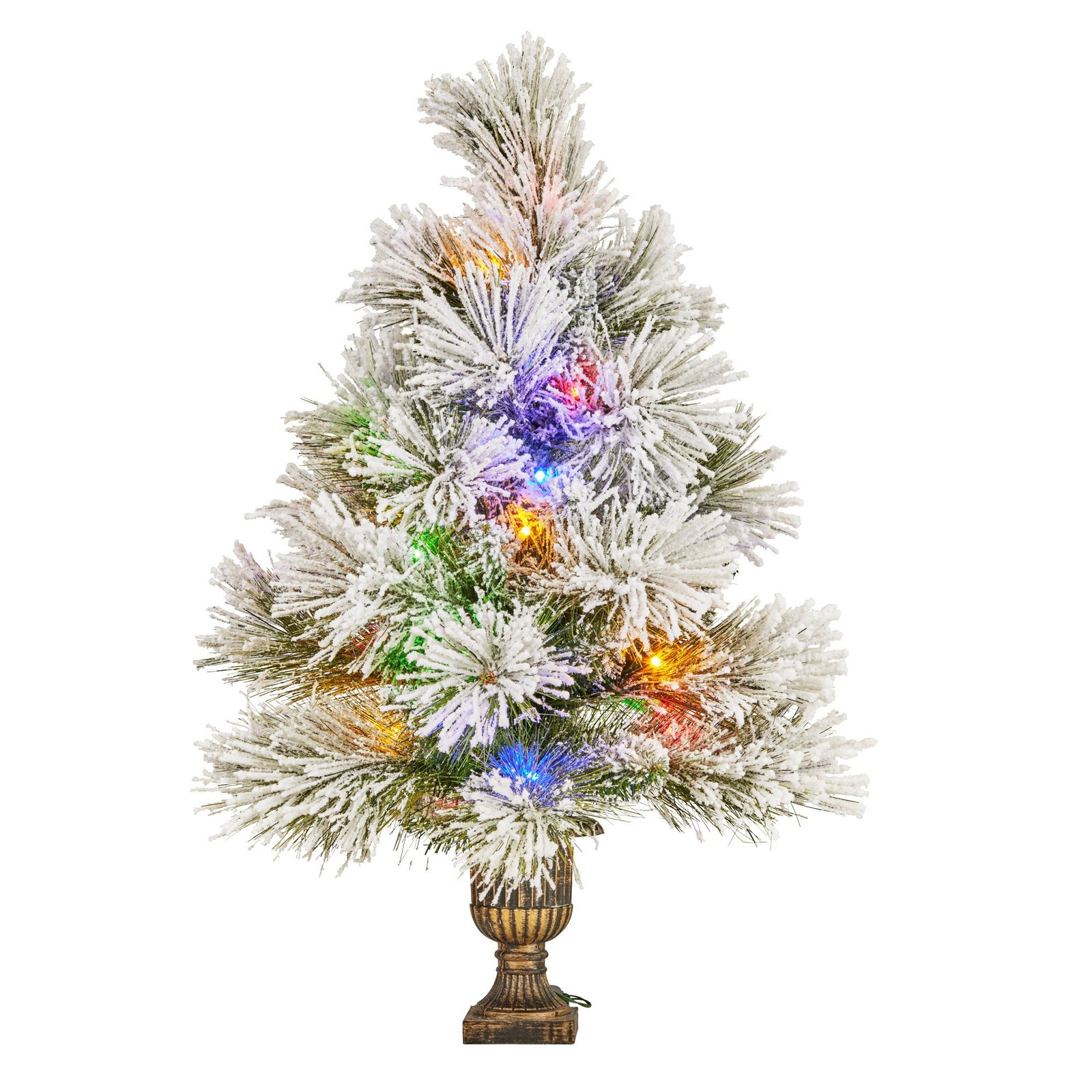 Christabelle 61cm Majestic Snow Tabletop Prelit Christmas Tree