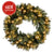 Christabelle 61cm Christmas Wreath Battery-operated Warm White Light Gold Bauble