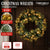 Christabelle 61cm Battery-operated Christmas Wreath Glittery Gold Pine