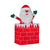 Christabelle 76cm Animated Santa In Chimney Christmas Tree Led Lights Ornament