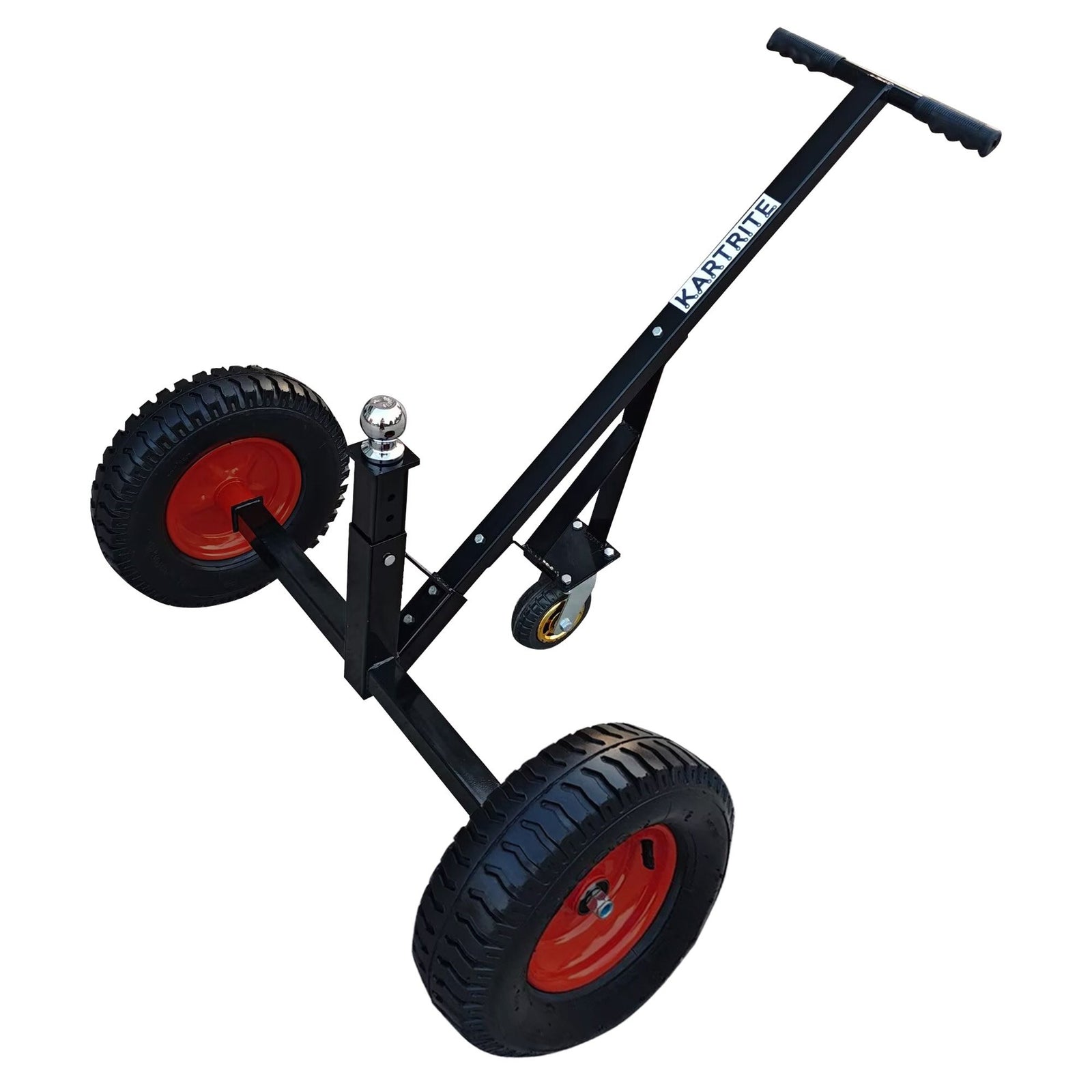 Kartrite 3-Wheel Adjustable Trailer Dolly Heavy Duty Caravan Mover 1000 lbs Tongue Capacity Durable Transport Solution