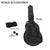 Karrera 38in Acoustic Guitar Steel Strings Carry Bag Shoulder Strap Sun Burst