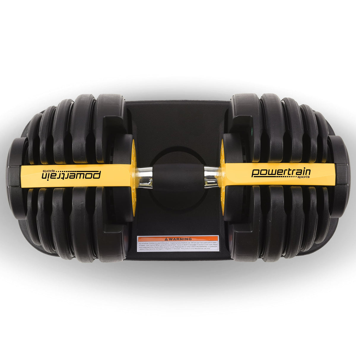 Powertrain 1x 24KG  Adjustable Home Gym Dumbbell - Gold