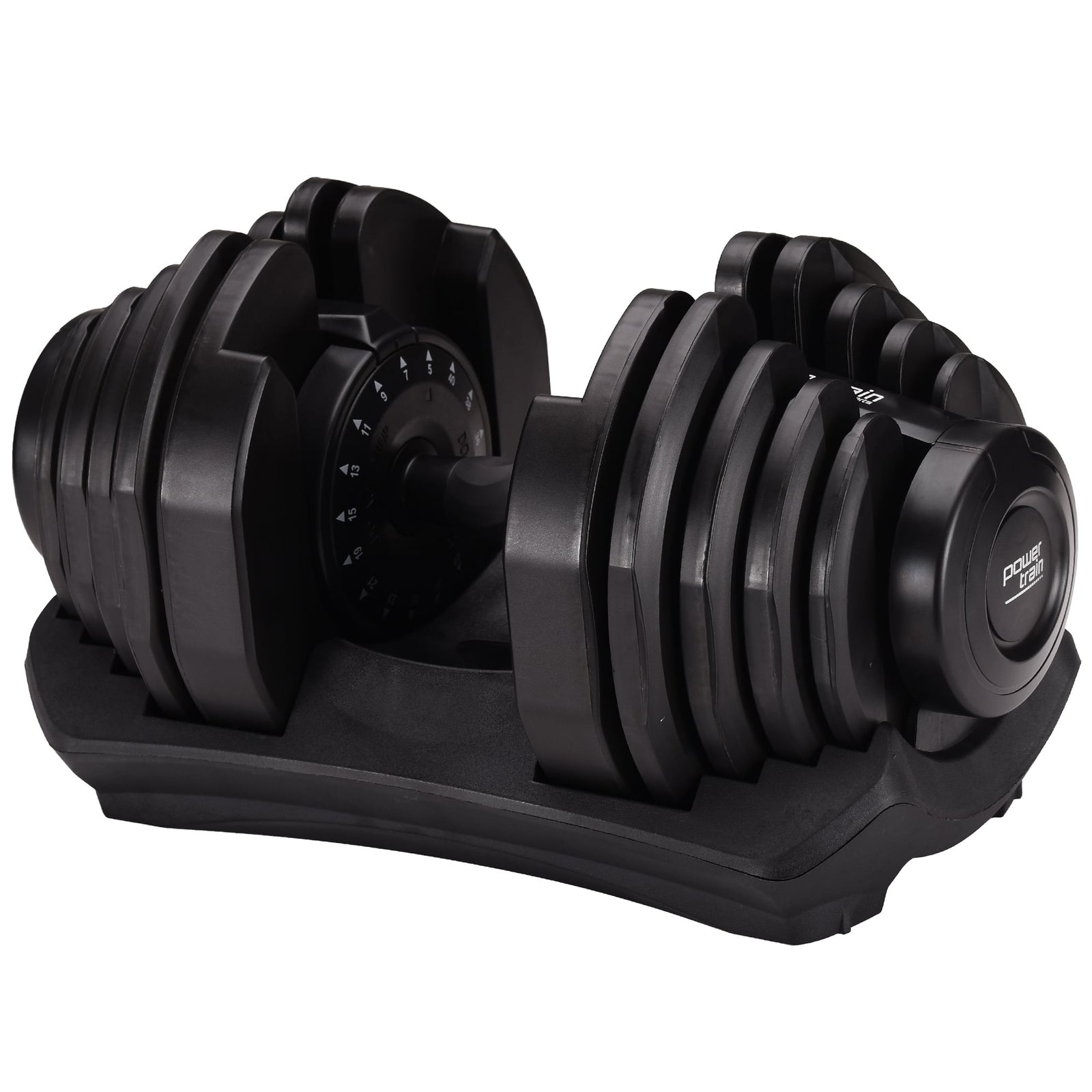 Powertrain 1x 40kg Adjustable Dumbbell
