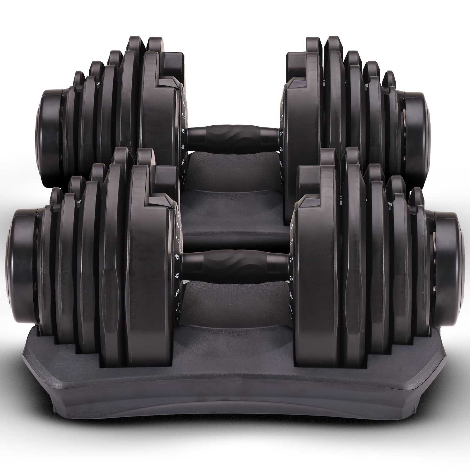 Powertrain2 x 40kg Powertrain Adjustable Dumbbells Home Gym Set