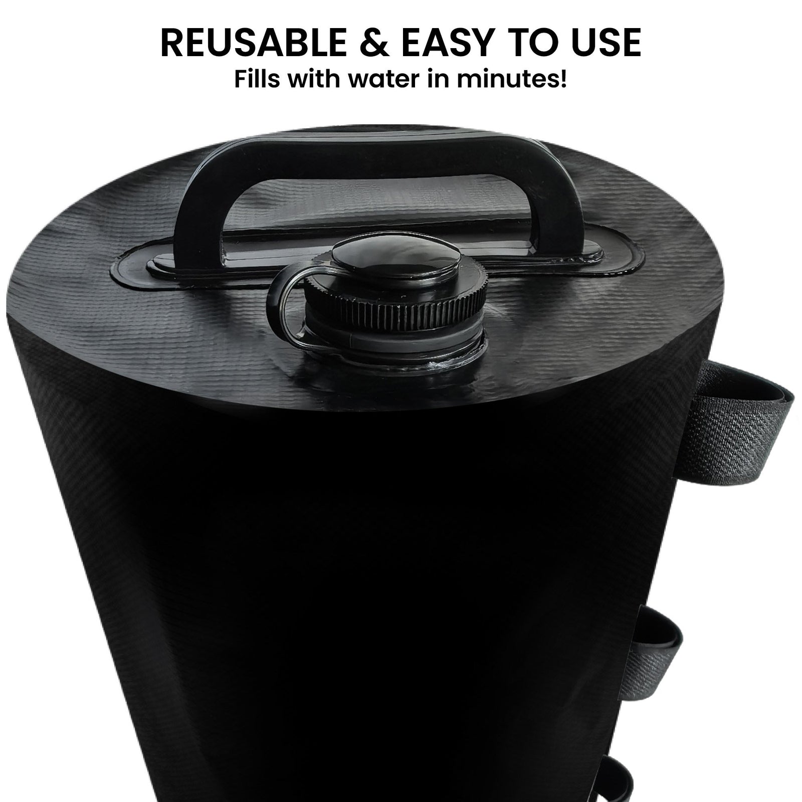 Wallaroo 10L Weight Bags 4 Pcs Gazebo Pods Canopy Eco-friendly Anchor In Black