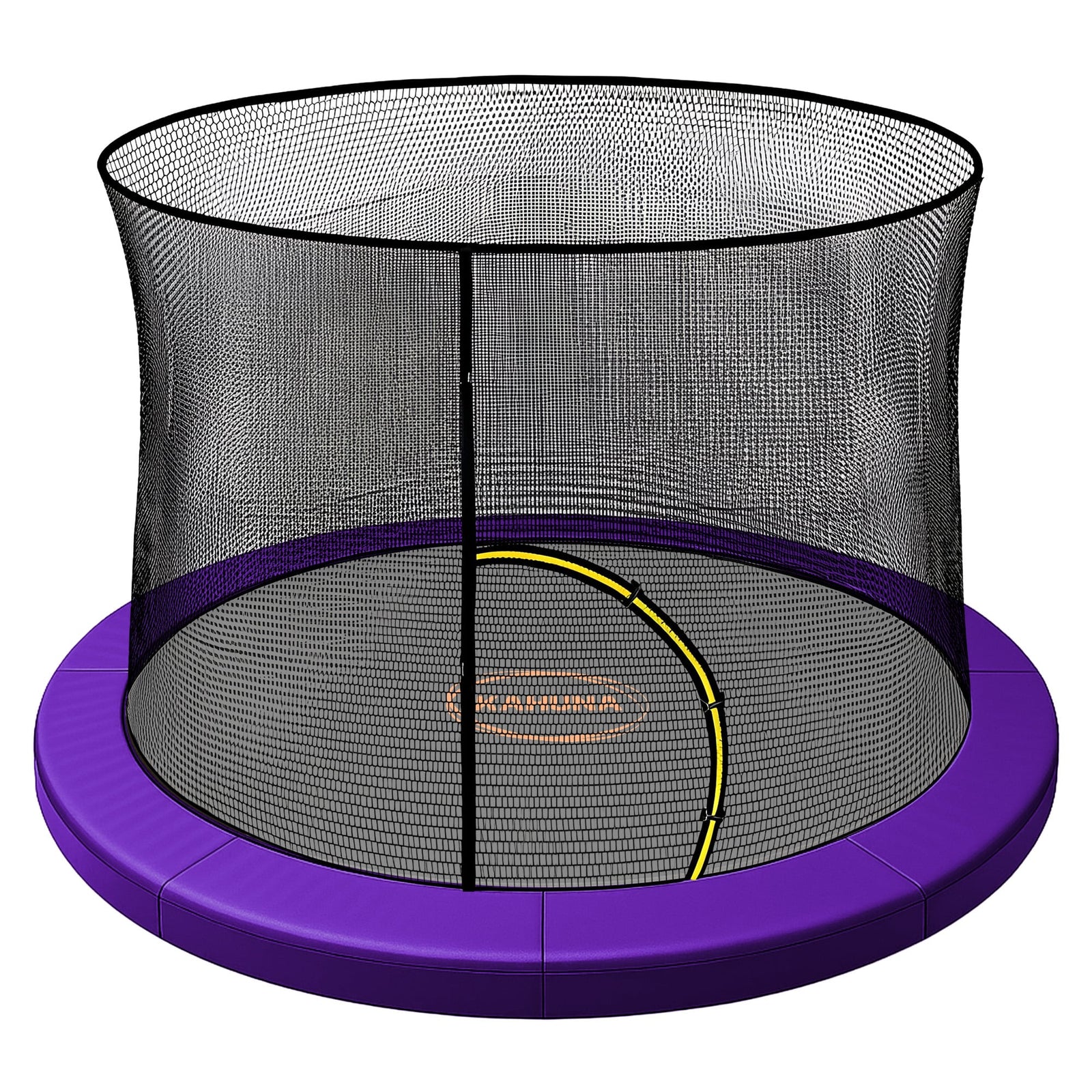 Kahuna 6ft Trampoline Pad and Net - Purple