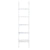 Sarantino Amelia 5-Tier Ladder Shelf in White