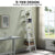 Sarantino Amelia 5-Tier Ladder Shelf in White