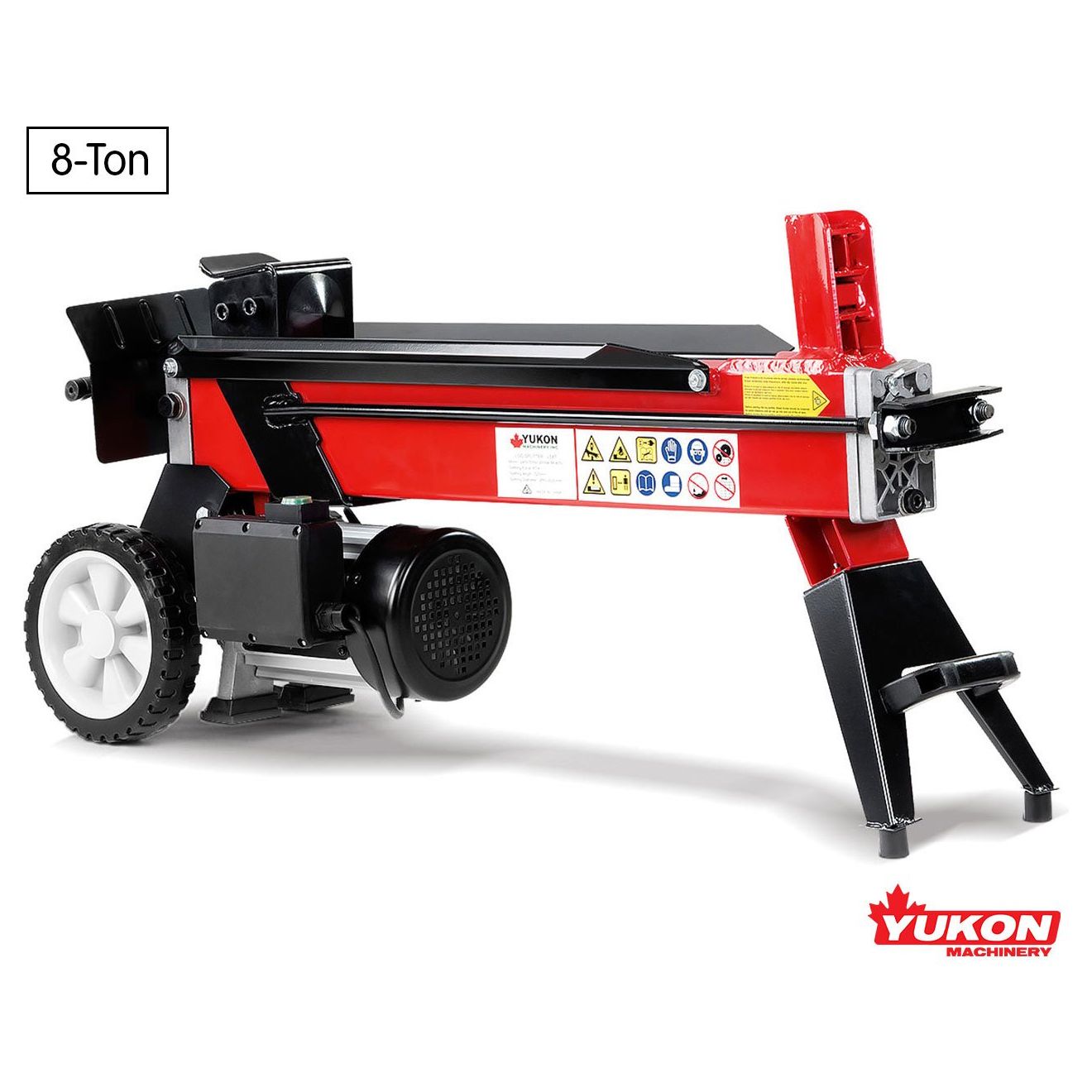 Yukon 240v 8 Ton Electric Hydraulic Log Splitter Wood Timber Firewood Block Cutter Axe