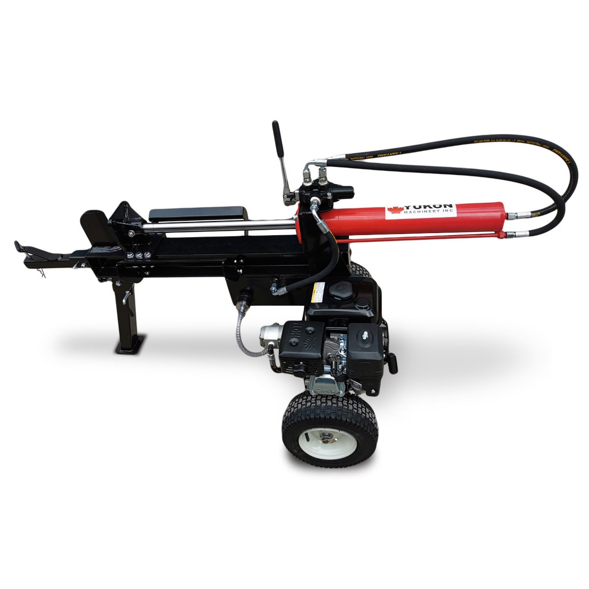 Yukon 18 Ton Petrol Log Splitter Wood Cutter Hydraulic Ram Wood Cutter Firewood Chopper Axe Wedge