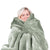 Laura Hill 600-GSM Mink Blanket Queen Size Double-Sided Soft Plush Bed Faux Throw Rug 220 X 240cm Sage