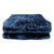 Laura Hill 800-gsm Faux Mink Throw Rug Blanket Queen Size Double-sided Large 220 X 240cm Heavy - Blue