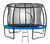 Kahuna 10ft Trampoline Free Ladder Spring Mat Net Safety Pad Cover Round Enclosure Blue