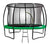 Kahuna 10ft Trampoline Free Ladder Spring Mat Net Safety Pad Cover Round Enclosure Green