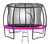 Kahuna 10ft Trampoline Free Ladder Spring Mat Net Safety Pad Cover Round Enclosure Pink