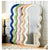 1.7m Elegance Curvy Floor Mirror Wavy Full Lenght Curvy Squiggle Full Body Irregular Asymmetrical Floor Home Decor Blue