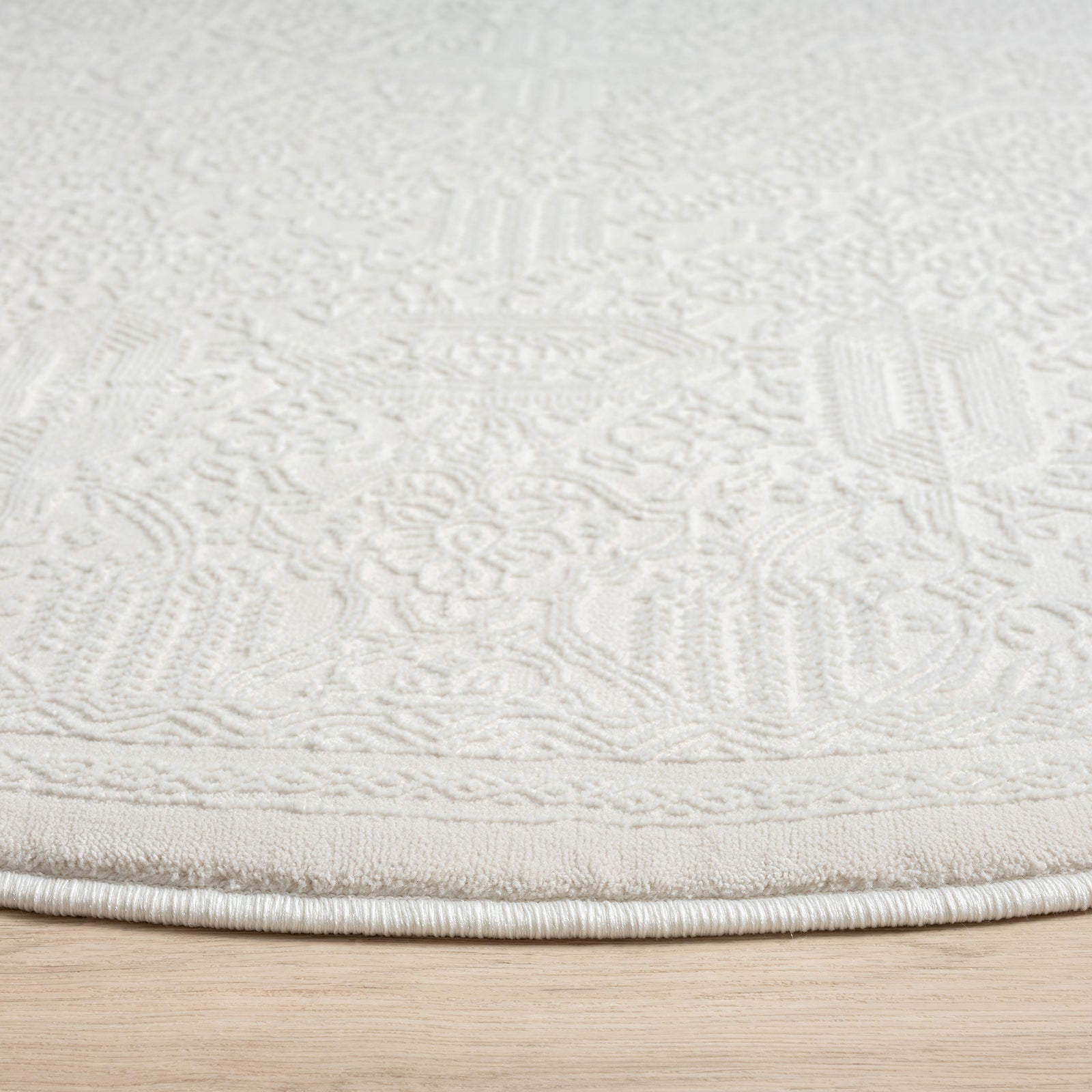 Grande Jacquard Rug - Ivory - 240x330