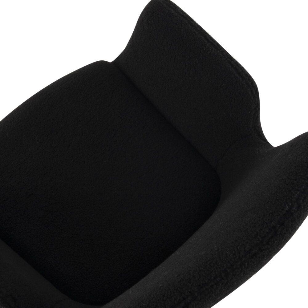 Charcoal Embrace Boucle – teddy Sherpa Fabric Armchair Set