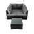 Outdoor Modular Lounge Sofa Bondi-Black