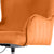 Desk Armchair - Home Office Swivel Chair Adjustable Height Seat PLUME ORANGE
