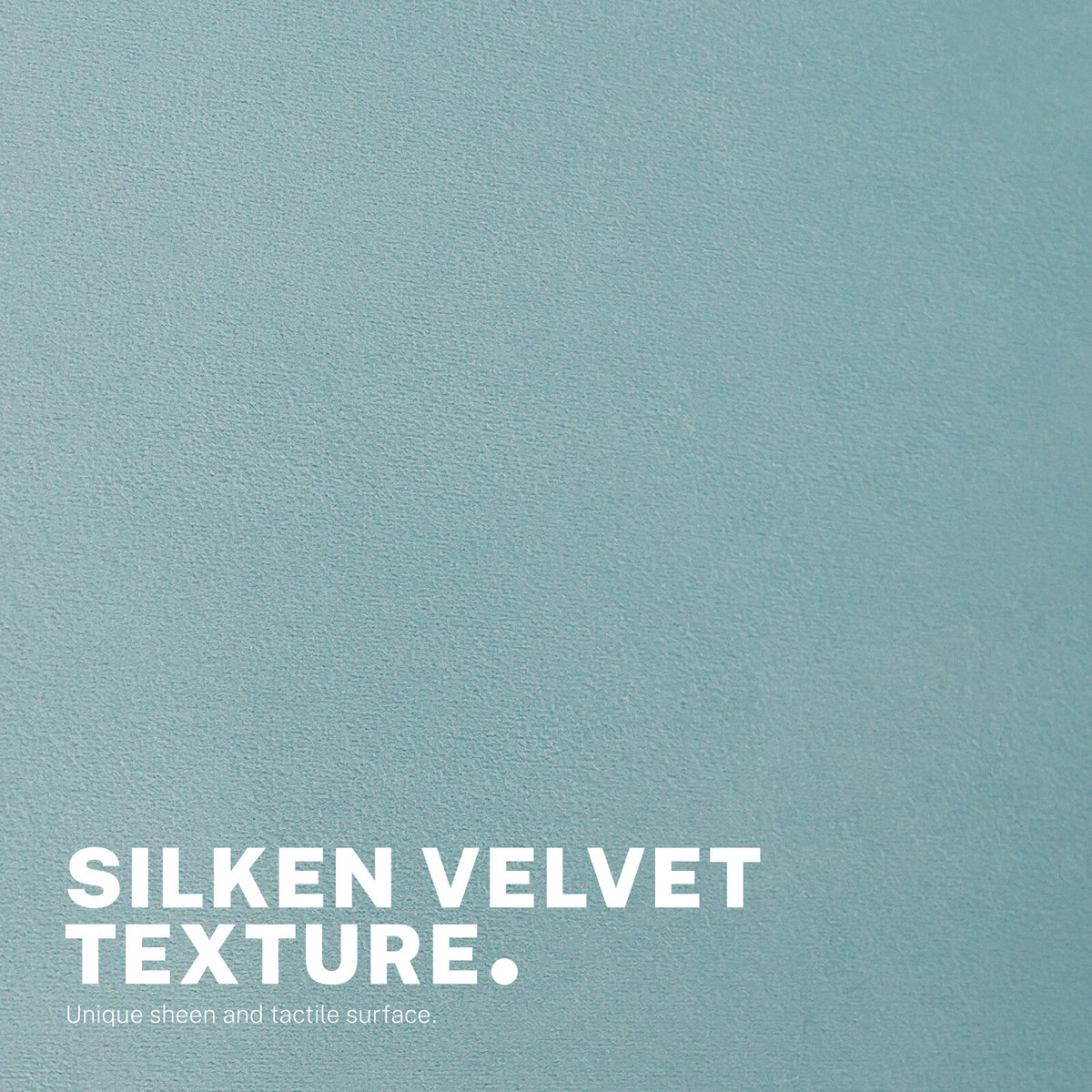 Office Desk Chair - Velvet Home Office Swivel Computer Seat COVE BLUE