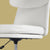 Office Desk Chair - PU Leather Home Office Swivel Chair Computer Seat WHITE