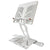 Adjustable Laptop Stand Foldable Tablet Book PC Holder Desk WHITE