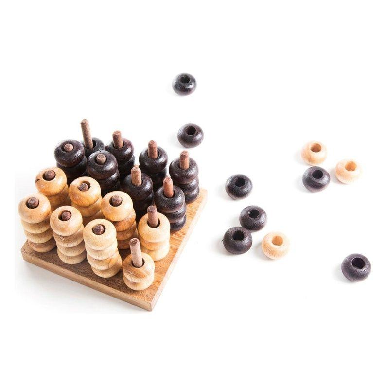 4 IN A ROW GAME Connect four board 3 dimensional handmade in beautiful wood