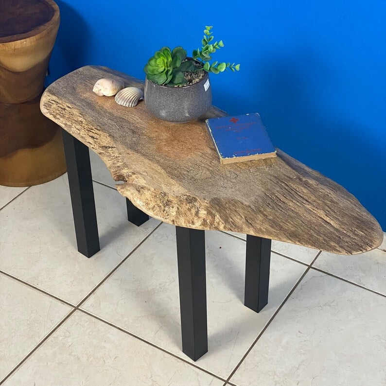 Coffee side table Silky Oak handmade